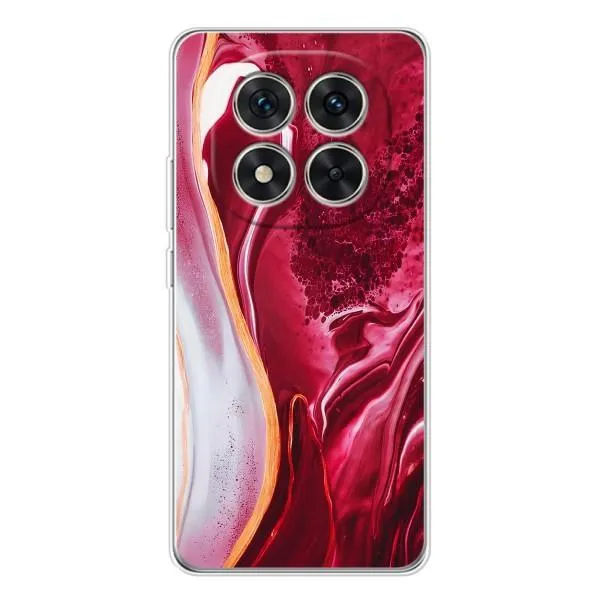 Чохол з принтом «Мрамор червоний» для Xiaomi Redmi Note 14 Pro 5G