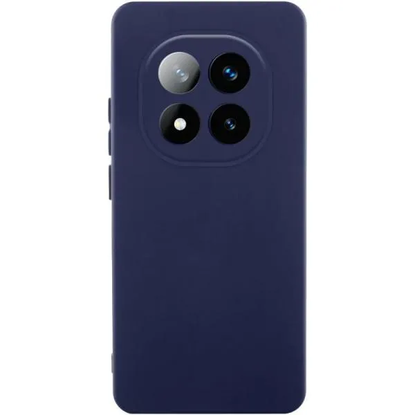 Чехол Silicone Cover Lakshmi Full Camera (AAA) для Xiaomi Redmi Note 14 Pro+ — Темно-синий