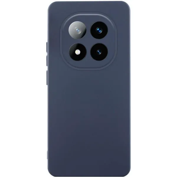 Чехол TPU GETMAN Liquid Silk Full Camera для Xiaomi Redmi Note 14 Pro+ 5G — Синий Чехол TPU GETMAN Liquid Silk Full Camera для Xiaomi Redmi Note 14 Pro+ 5G — Синий
