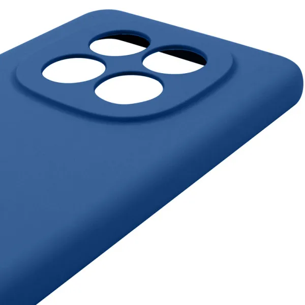 Чохол Silicone Cover Lakshmi Full Camera (AAA) для Xiaomi Redmi Note 14 Pro+ — Синій — фото 3