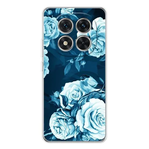 Чехол с принтом «Голубые Бутоны» для Xiaomi Redmi Note 14 Pro Plus Чехол с принтом «Голубые Бутоны» для Xiaomi Redmi Note 14 Pro Plus
