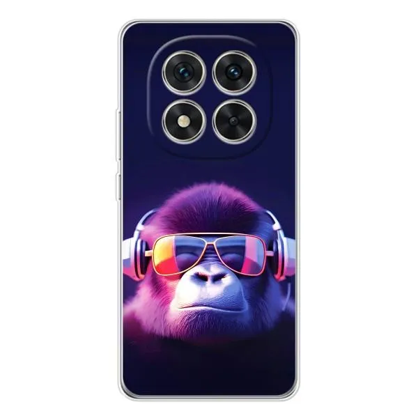 Чехол с принтом «Стильная обезьяна» для Xiaomi Redmi Note 14 Pro Plus