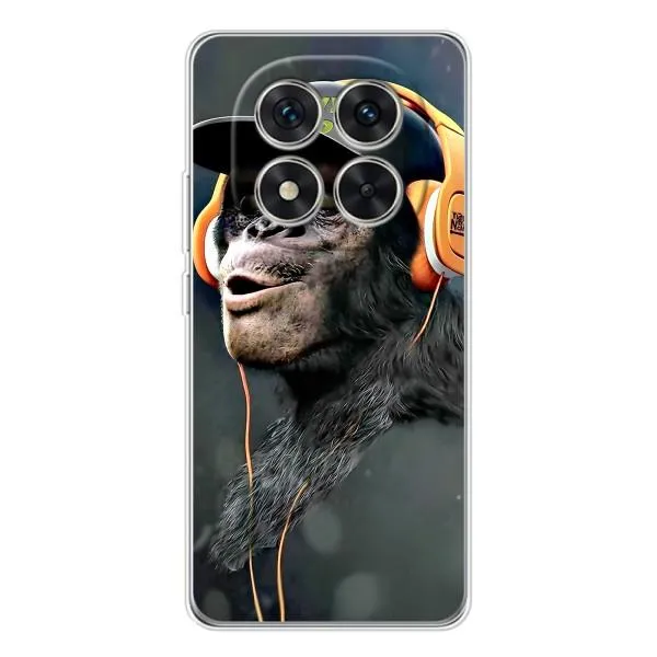 Чехол с принтом «В наушниках» для Xiaomi Redmi Note 14 Pro Plus
