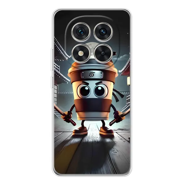Чехол с принтом «Капучино асасино» для Xiaomi Redmi Note 14 Pro Plus