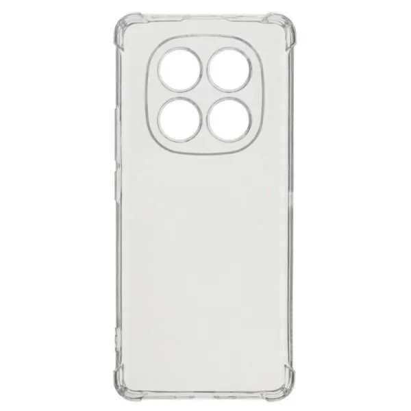 TPU чохол GETMAN Ease logo посилені кути Full Camera для Xiaomi Redmi Note 14 Pro 4G — Прозорий — фото 3
