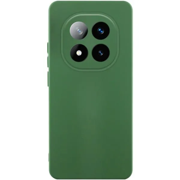 Чохол TPU GETMAN Liquid Silk Full Camera для Xiaomi Redmi Note 14 Pro 4G — Зелений