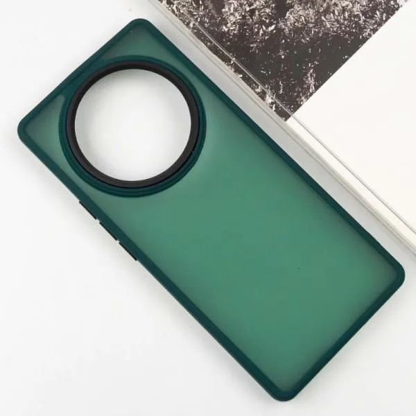 Чохол TPU+PC Lyon Frosted для Xiaomi Redmi Note 14 Pro 4G — Зелений — фото 3