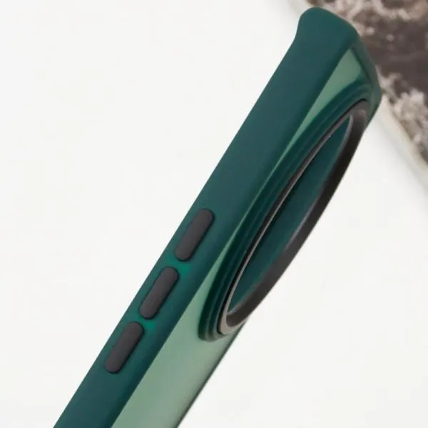 Чохол TPU+PC Lyon Frosted для Xiaomi Redmi Note 14 Pro 4G — Зелений — фото 4