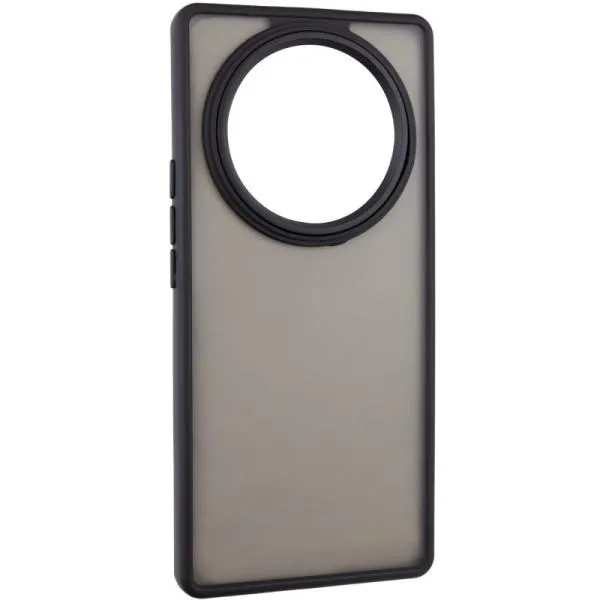 Чохол TPU+PC Lyon Frosted для Xiaomi Redmi Note 14 Pro 4G — Чорний — фото 2
