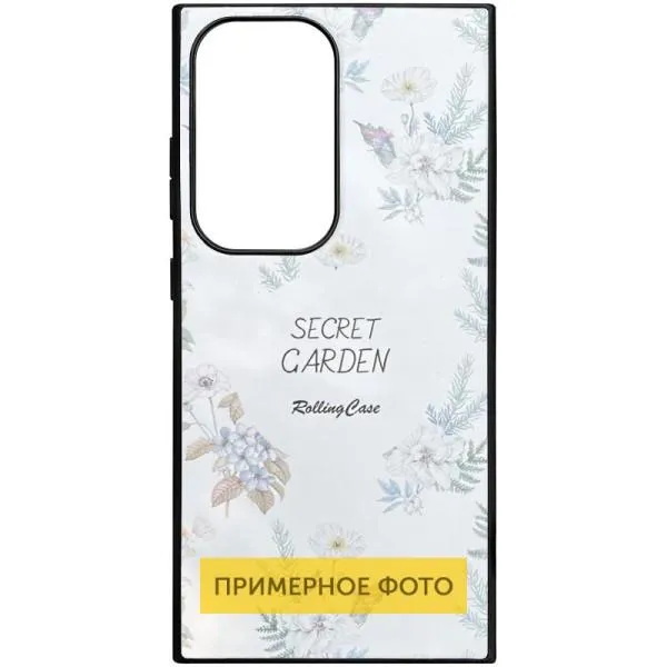 TPU+PC чохол Soft Secret Garden для Xiaomi Redmi Note 14 Pro 4G — Білий