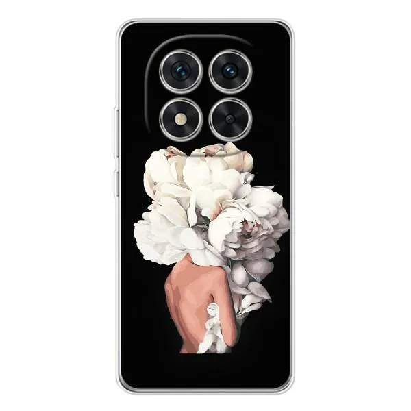 Чехол с принтом «Белые цветы» для Xiaomi Redmi Note 14 Pro Чехол с принтом «Белые цветы» для Xiaomi Redmi Note 14 Pro