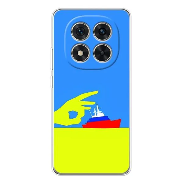 Чохол з принтом «Щелбан кораблю» для Xiaomi Redmi Note 14 Pro