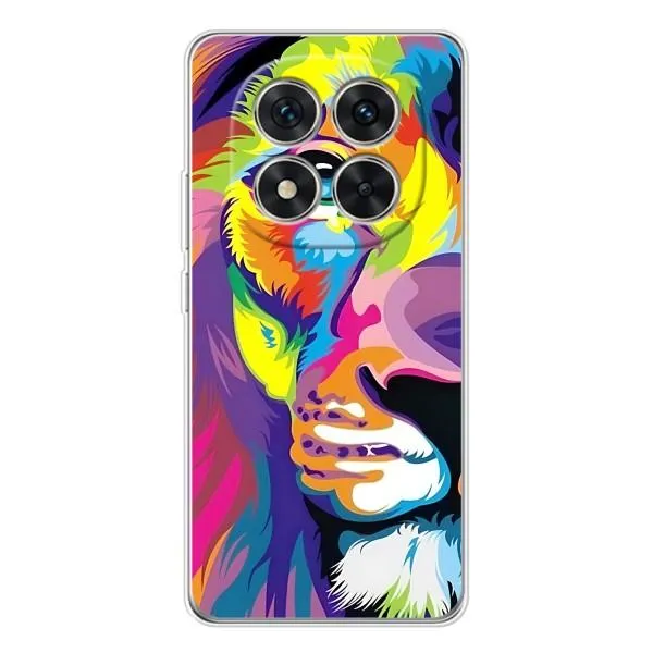Чехол с принтом «Яркий Лев» для Xiaomi Redmi Note 14 Pro