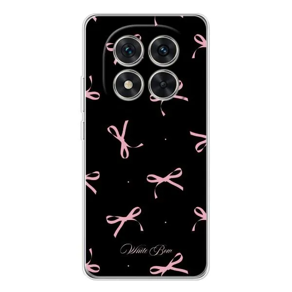 Чехол с принтом «Банты на черном» для Xiaomi Redmi Note 14 Pro