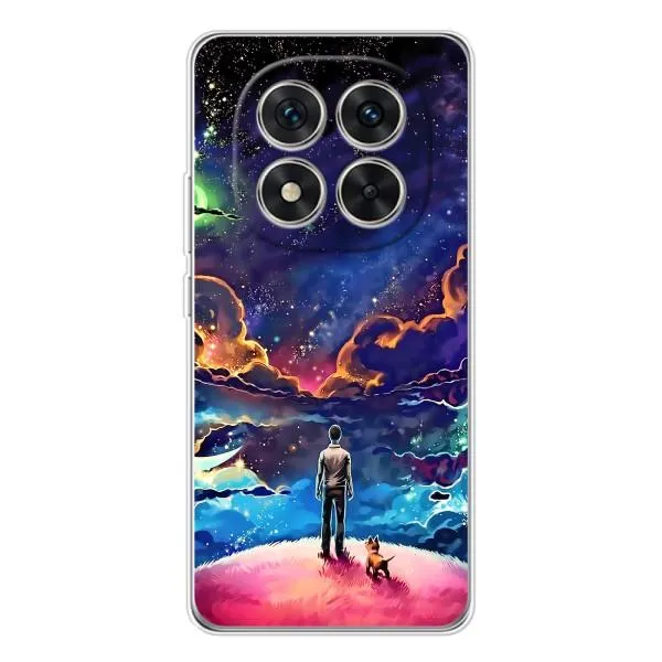 Чехол с принтом «Галактический вид» для Xiaomi Redmi Note 14 Pro