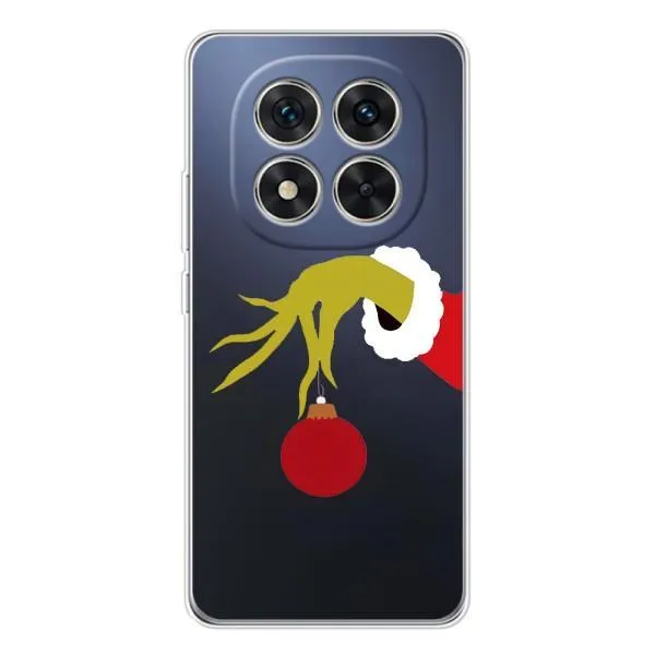 Чехол с принтом «Гринч с игрушкой» для Xiaomi Redmi Note 14 Pro