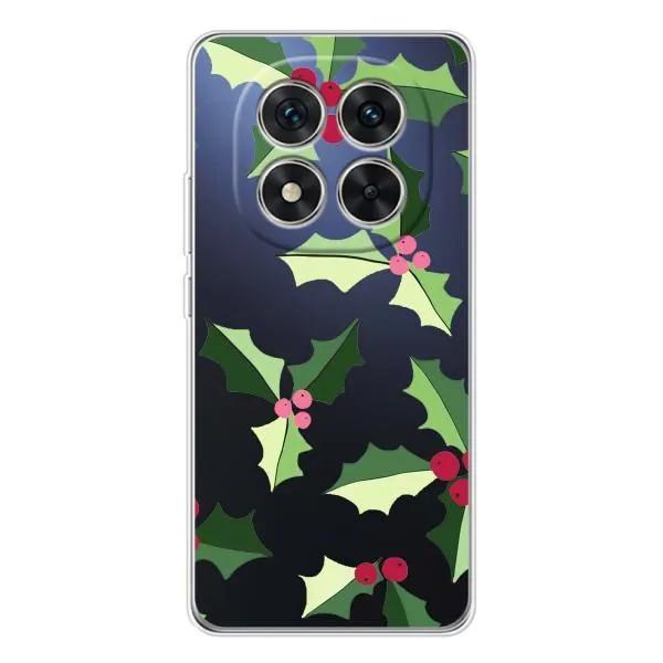 Чехол с принтом «Рождественский фон» для Xiaomi Redmi Note 14 Pro