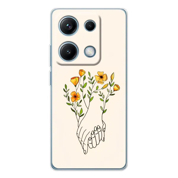 Чехол с принтом «Руки любви» для Xiaomi Redmi Note 14S