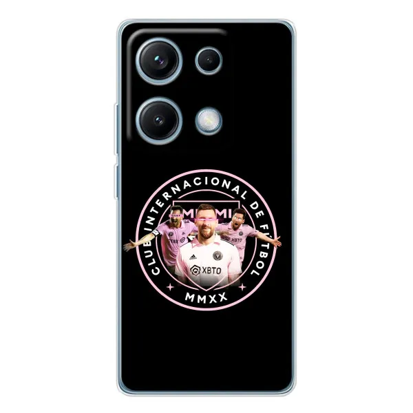 Чехол с принтом «Месси в лого» для Xiaomi Redmi Note 14S