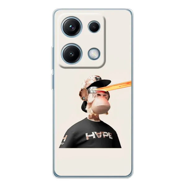 Чохол з принтом «мавпа NFT в окулярах» для Xiaomi Redmi Note 14S Чохол з принтом «мавпа NFT в окулярах» для Xiaomi Redmi Note 14S