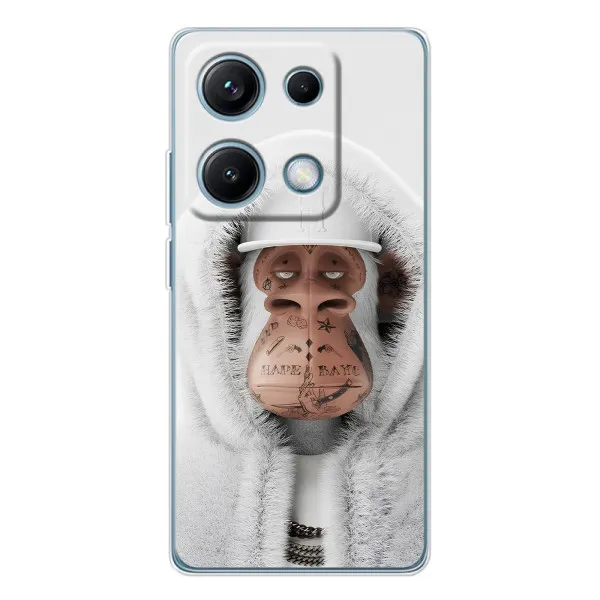 Чохол з принтом «мавпа NFT в тату» для Xiaomi Redmi Note 14S Чохол з принтом «мавпа NFT в тату» для Xiaomi Redmi Note 14S