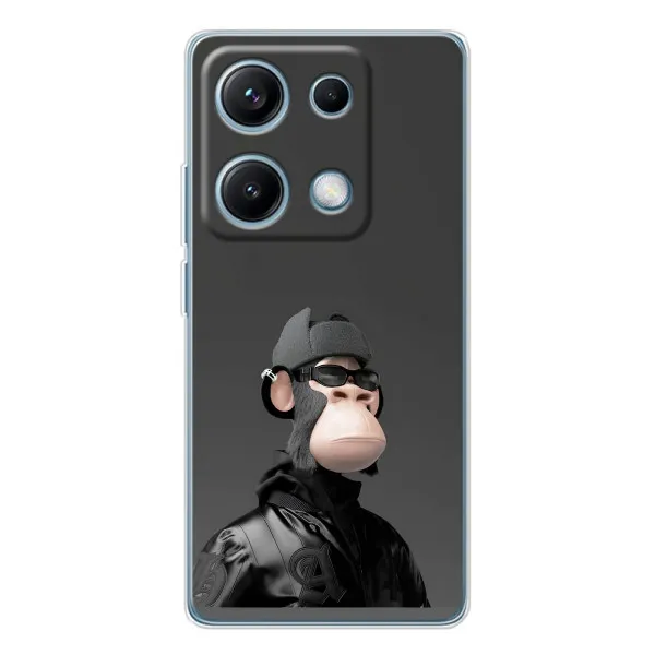 Чохол з принтом «стильна мавпа NFT» для Xiaomi Redmi Note 14S Чохол з принтом «стильна мавпа NFT» для Xiaomi Redmi Note 14S