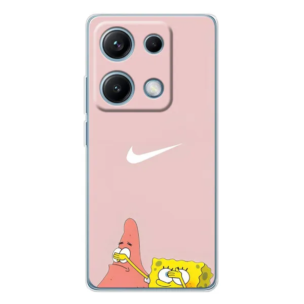 Чехол с принтом «Патрик и Губка» для Xiaomi Redmi Note 14S