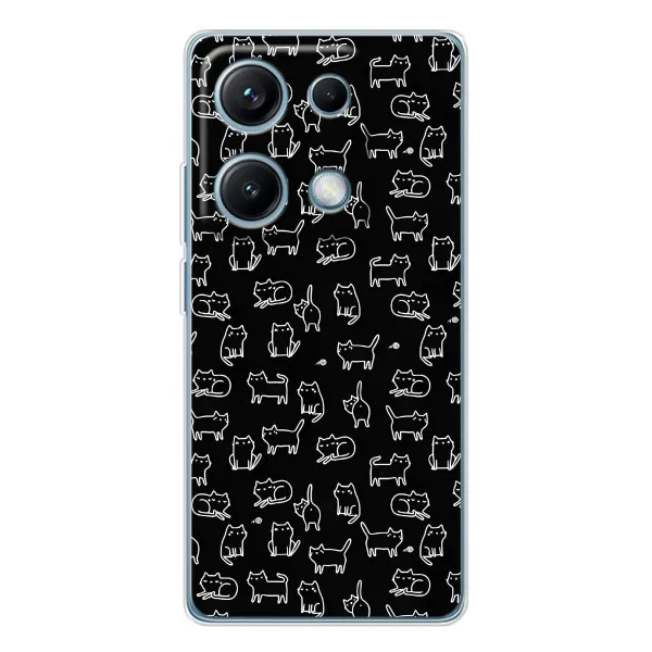 Чехол с принтом «Меленькие котики» для Xiaomi Redmi Note 14S