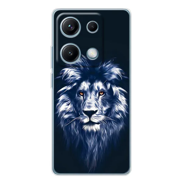 Чехол с принтом «Синий Лев» для Xiaomi Redmi Note 14S Чехол с принтом «Синий Лев» для Xiaomi Redmi Note 14S