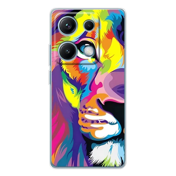 Чехол с принтом «Яркий Лев» для Xiaomi Redmi Note 14S Чехол с принтом «Яркий Лев» для Xiaomi Redmi Note 14S
