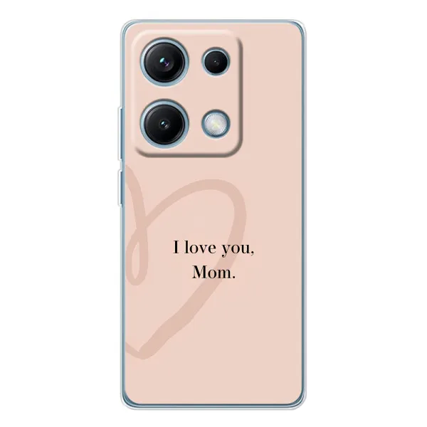 Чехол с принтом «Сердце маме» для Xiaomi Redmi Note 14S Чехол с принтом «Сердце маме» для Xiaomi Redmi Note 14S