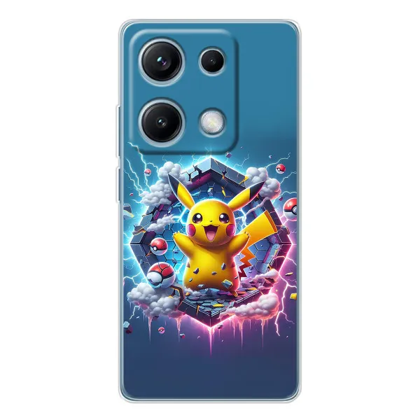 Чехол с принтом «Лого Пикачу» для Xiaomi Redmi Note 14S