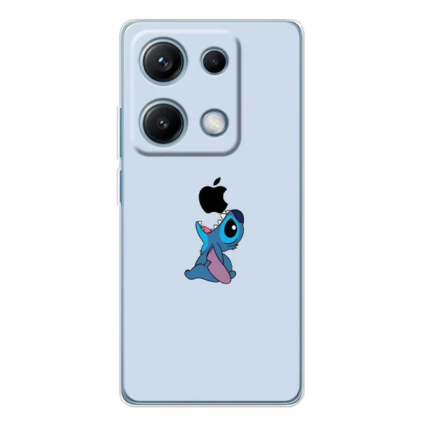 Чехол с принтом «Stitch apple» для Xiaomi Redmi Note 14S Чехол с принтом «Stitch apple» для Xiaomi Redmi Note 14S