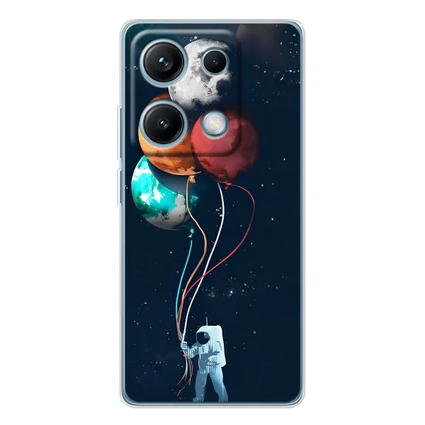 Чехол с принтом «Планеты шарики» для Xiaomi Redmi Note 14S