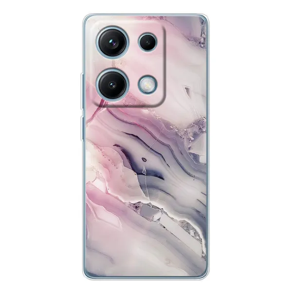 Чехол с принтом «Пурпурный Мрамор» для Xiaomi Redmi Note 14S