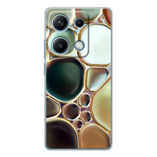 Чехол с принтом «Радужный Мрамор» для Xiaomi Redmi Note 14S