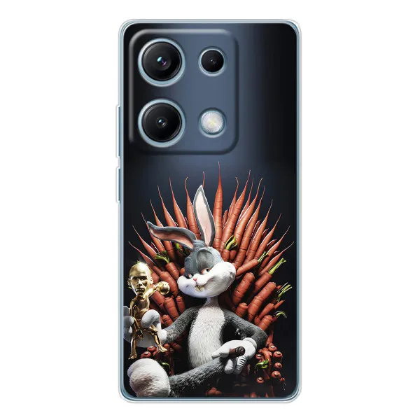 Чехол с принтом «Король Кролик» для Xiaomi Redmi Note 14S
