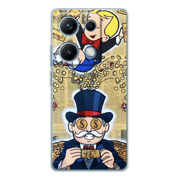Чехол с принтом «Монополия Мен» для Xiaomi Redmi Note 14S