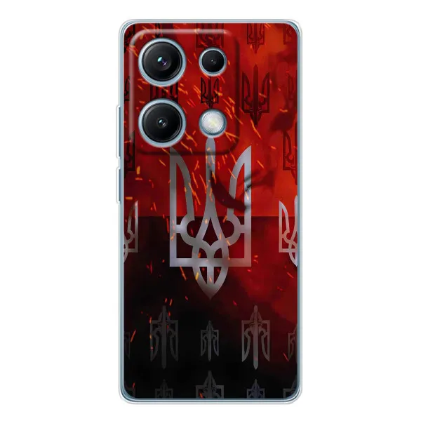 Чехол с принтом «ГЕРБ УПА» для Xiaomi Redmi Note 14S Чехол с принтом «ГЕРБ УПА» для Xiaomi Redmi Note 14S
