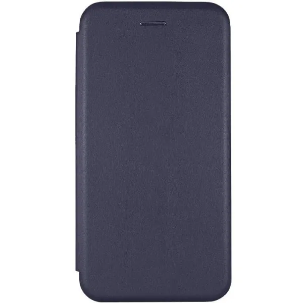 Кожаный чехол-книжка Classy для Xiaomi Redmi Note 15 4G/5G (EU) — Темно-синий — фото 1