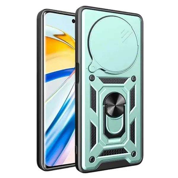 Чехол Ummi Camshield Serge Ring для Xiaomi Redmi Note 15 (EU) / Poco M8 5G — Зеленый — фото 3