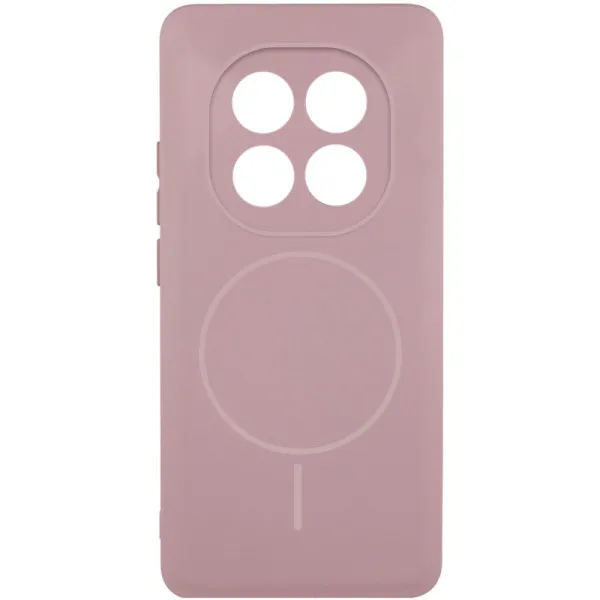 Чехол Silicone Cover Lakshmi Full Camera (AA) with Magnetic Fit для Xiaomi Redmi Note 15 4G/5G (EU) — Розовый