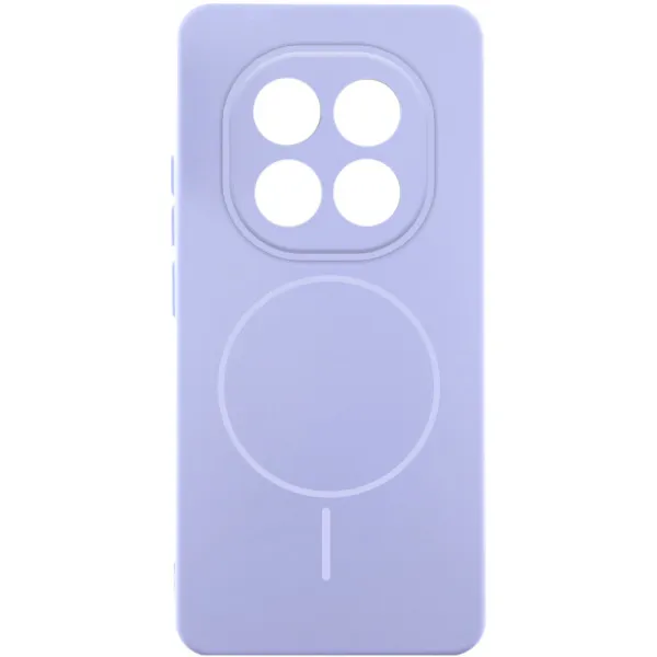 Чехол Silicone Cover Lakshmi Full Camera (AA) with Magnetic Fit для Xiaomi Redmi Note 15 4G/5G (EU) — Сиреневый