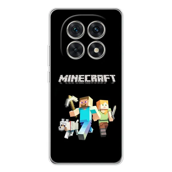 Чехол с принтом «герои Minecraft» для Xiaomi Redmi Note 15 5G