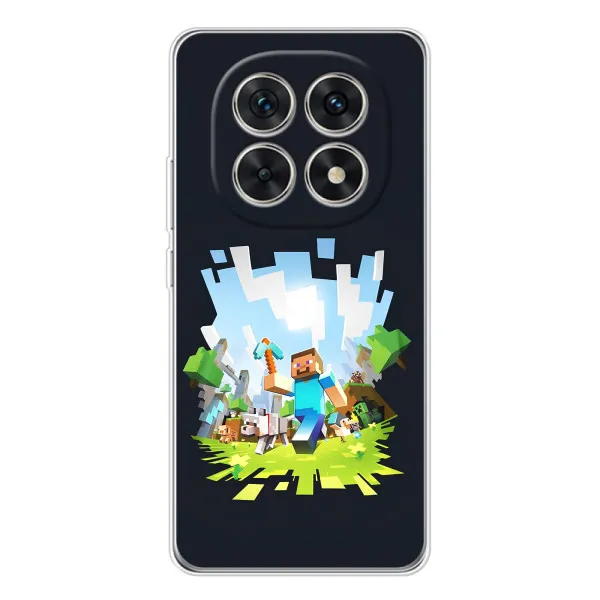 Чехол с принтом «персонажи Minecraft» для Xiaomi Redmi Note 15 5G