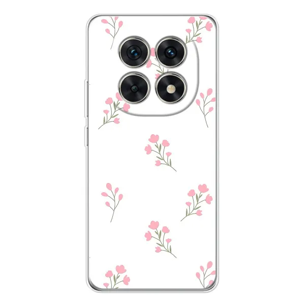 Чохол з принтом «Рожеві квіти» для Xiaomi Redmi Note 15 5G