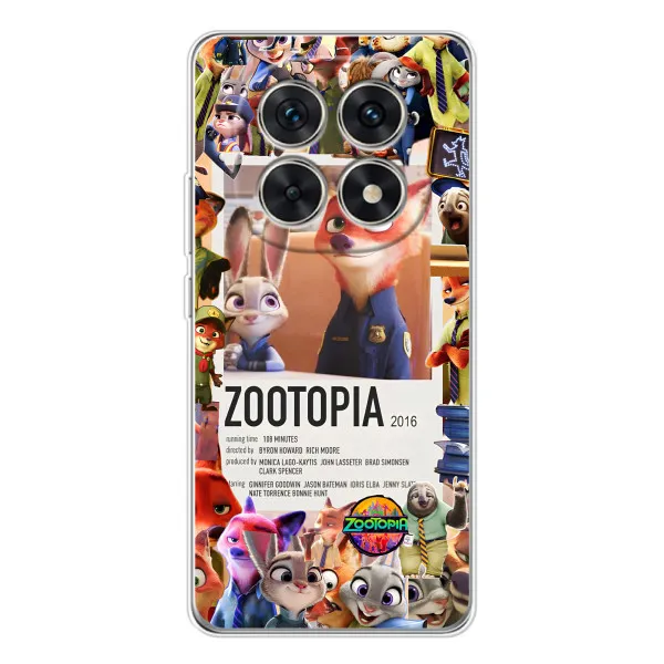 Чехол с принтом «Постер Зверополис» для Xiaomi Redmi Note 15 5G