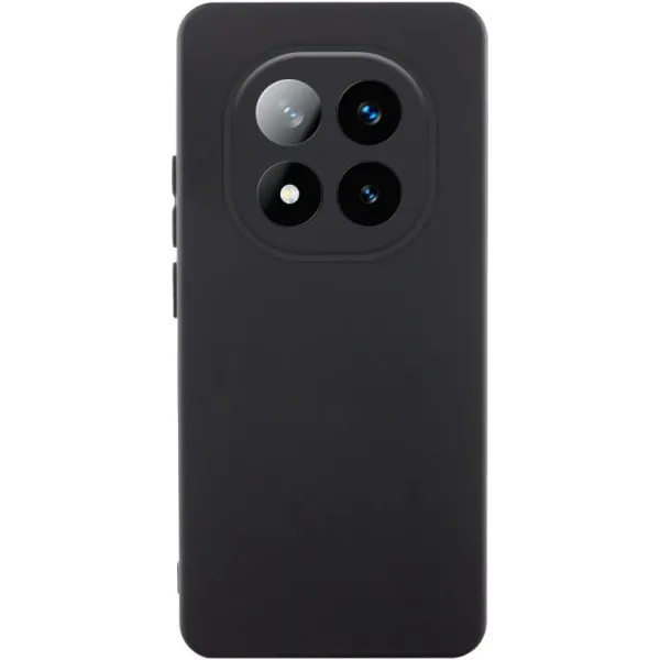 Чохол TPU GETMAN Liquid Silk Full Camera для Xiaomi Redmi Note 15 Pro 5G — Чорний — фото 1