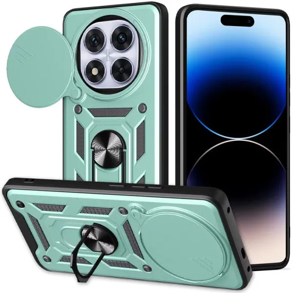 Чохол Ummi Camshield Serge Ring для Xiaomi Redmi Note 15 Pro 5G — Зелений — фото 1 Чохол Ummi Camshield Serge Ring для Xiaomi Redmi Note 15 Pro 5G — Зелений — фото 1