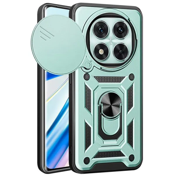 Чохол Ummi Camshield Serge Ring для Xiaomi Redmi Note 15 Pro 5G — Зелений — фото 2 Чохол Ummi Camshield Serge Ring для Xiaomi Redmi Note 15 Pro 5G — Зелений — фото 2